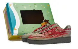Nike: Красные кроссовки  Air Force 1