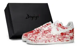 Nike: Красные кроссовки  Air Force 1