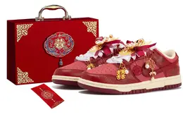 Nike: Розовые кроссовки  Dunk