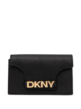 DKNY: Чёрная сумка через плечо 