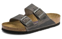 Birkenstock: Серые шлёпанцы 