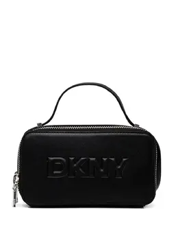 DKNY: Чёрная сумка через плечо 