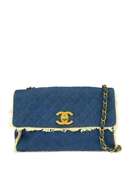 CHANEL Pre-Owned: Голубая сумка 