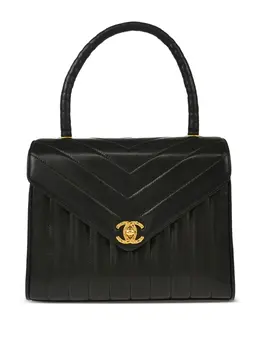 CHANEL Pre-Owned: Чёрная сумка 