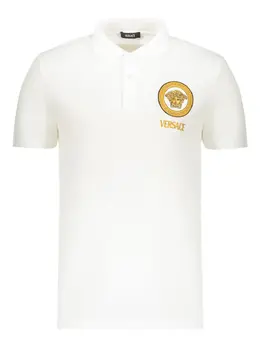 Versace: Белое поло 