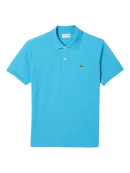 Lacoste: Голубое поло 