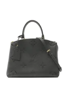 Louis Vuitton Pre-Owned: Чёрная сумка-шоппер 