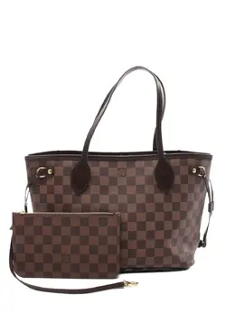 Louis Vuitton Pre-Owned: Коричневая сумка-шоппер 