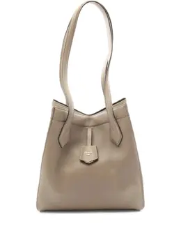 Fendi Pre-Owned: Бежевая сумка-шоппер 