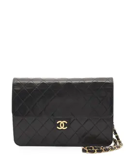 CHANEL Pre-Owned: Чёрная сумка 