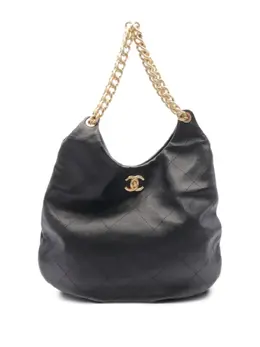 CHANEL Pre-Owned: Чёрная сумка 