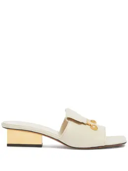 Marni: Бежевые сандалии 