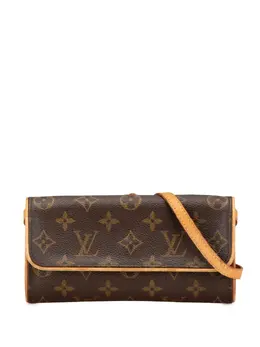 Louis Vuitton Pre-Owned: Коричневая сумка через плечо 