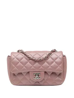 CHANEL Pre-Owned: Розовая сумка через плечо 