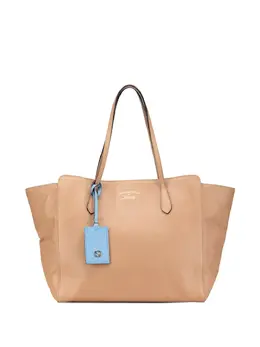 Gucci Pre-Owned: Коричневая сумка-шоппер 