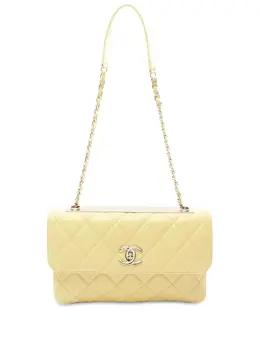 CHANEL Pre-Owned: Жёлтая сумка через плечо 