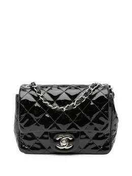 CHANEL Pre-Owned: Чёрная сумка через плечо 