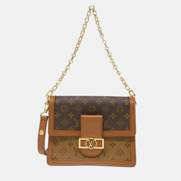 Louis Vuitton: Коричневая сумка 