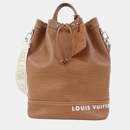 Louis Vuitton: Коричневая сумка  Épi