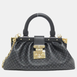 Louis Vuitton: Чёрный клатч 