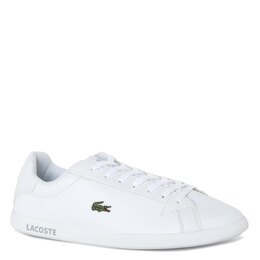 Lacoste: Белые кроссовки 