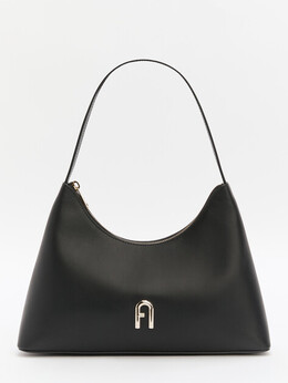 Furla: Чёрная сумка 