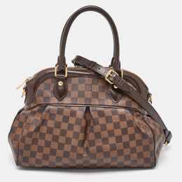 Louis Vuitton: Коричневая сумка 