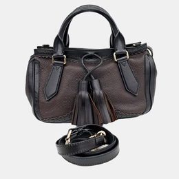 Burberry: Чёрная сумка-шоппер 