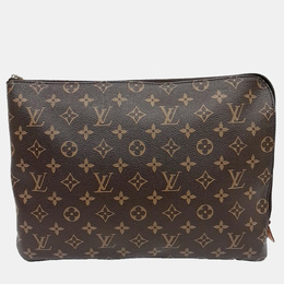 Louis Vuitton: Коричневая сумка 