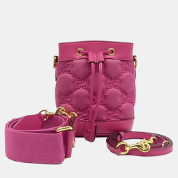 Gucci: Розовая сумка  Marmont