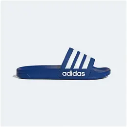 adidas: Голубые шлёпанцы  Adilette