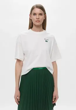 Lacoste: Белая футболка 