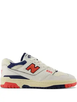 New Balance: Белые кроссовки  550