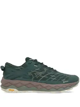 Mizuno: Зелёные кроссовки 