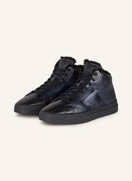 Santoni: Синие кеды 
