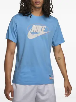 Nike: Голубая футболка 