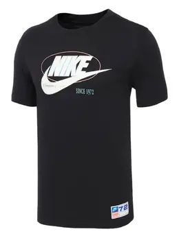 Nike: Чёрная футболка 
