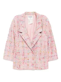 CHANEL Pre-Owned: Светлая куртка 