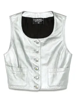 CHANEL Pre-Owned: Куртка без рукава 