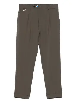 Low Brand: Зелёные брюки 