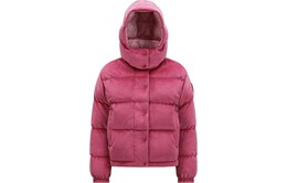 Moncler: Розовая куртка 