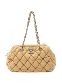 CHANEL Pre-Owned: Бежевая сумка 