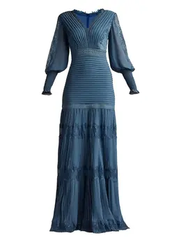 Tadashi Shoji: Голубое платье 