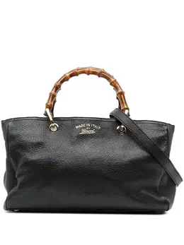 Gucci Pre-Owned: Чёрная сумка-шоппер 