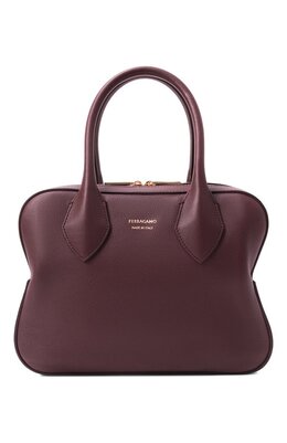 Ferragamo: Бордовая сумка 