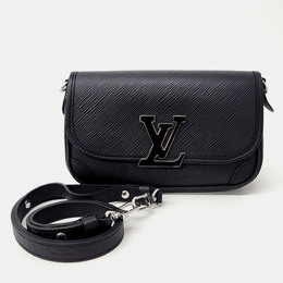 Louis Vuitton: Чёрная сумка  Épi