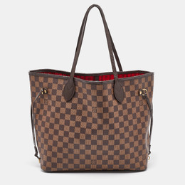 Louis Vuitton: Коричневая сумка  Neverfull MM