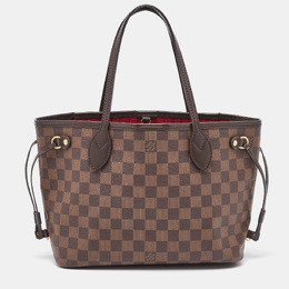Louis Vuitton: Коричневая сумка  Neverfull
