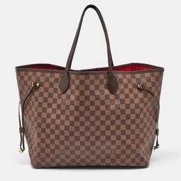 Louis Vuitton: Коричневая сумка  Neverfull