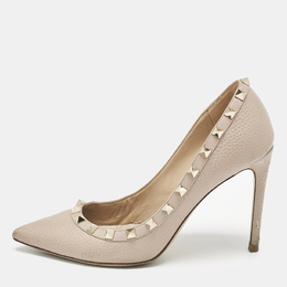 Valentino: Розовые туфли  Rockstud